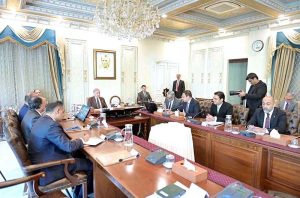 Prime Minister Muhammad Shehbaz Sharif chairs a meeting regarding institution mechanism for public private partnership.