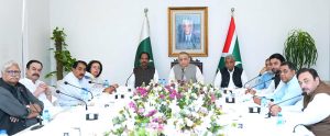 Electoral Board of Istehkam-e-Pakistan Party held meeting chaired by Central President Abdul Aleem Khan.