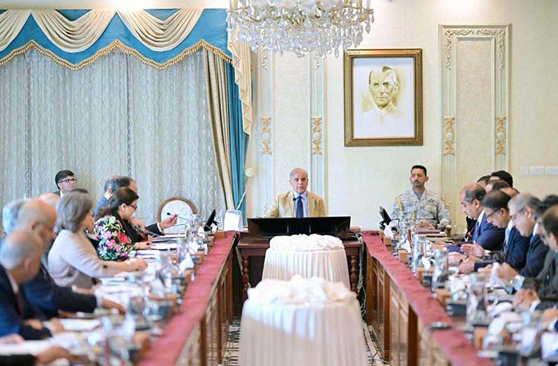 Prime Minister Muhammad Shehbaz Sharif chairs a meeting regarding measures taken to increase employment opportunities for the national youth