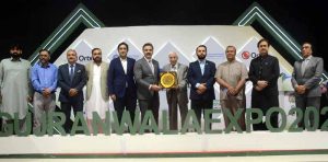 Federal Minister for Board of Investment Qaiser Ahmed Sheikh visiting Gujranwala Expo 2026 at Expo Centre