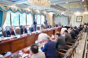 Prime Minister Muhammad Shehbaz Sharif chairs a meeting regarding measures taken to increase employment opportunities for the national youth