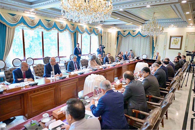 Prime Minister Muhammad Shehbaz Sharif chairs a meeting regarding measures taken to increase employment opportunities for the national youth