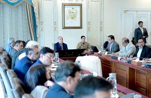 rime Minister Muhammad Shehbaz Sharif chairs a meeting on promotion of investment.