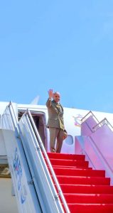 Prime Minister Muhammad Shehbaz Sharif departs Nur Khan Airbase Rawalpindi for an official visit to the Kingdom of Saudi Arabia.