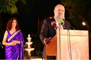 Federal Minister for Commerce Jam Kamal Khan addressing the Parsi community as Chief Guest at the Karachi Parsi Institute’s 133rd Founders’ Day ceremony