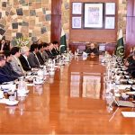 President Asif Ali Zardari chairing a meeting reviewing progress of Pakistan-China MoUs signed during his recent visits to China at the Chief Minister House