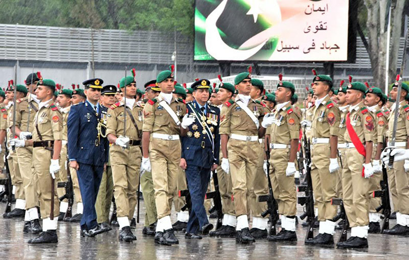 Passing Out parade of cadets of 153rd PMA Long Course, 38th Technical Graduate Course, 72nd Integrated Course, 15th Mujahid Course and 27th Lady Cadet Course was held at Pakistan Military Academy (PMA)