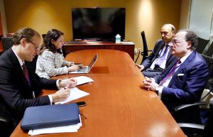 Finance Minister Senator Muhammad Aurangzeb meets Fitch Ratings on the sidelines of the World Bank-IMF Spring Meetings to discuss Pakistan's credit profile, reform progress, and international market strategy.