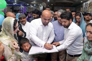 Provincial Minister for Education Punjab Rana Sikandar Hayat along with MPA Ch, Tariq Subahani formally inaugurate the Admission Campaign 2026 at Government High School Dalowali