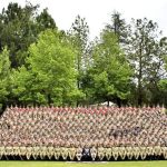 Passing Out parade of cadets of 153rd PMA Long Course, 38th Technical Graduate Course, 72nd Integrated Course, 15th Mujahid Course and 27th Lady Cadet Course was held at Pakistan Military Academy (PMA)