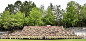 Passing Out parade of cadets of 153rd PMA Long Course, 38th Technical Graduate Course, 72nd Integrated Course, 15th Mujahid Course and 27th Lady Cadet Course was held at Pakistan Military Academy (PMA)