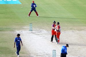 Rawalpindiz players celebrating the win against Islamabad United during the Pakistan Super League (PSL-11) T20 cricket at National Stadium.