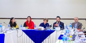 Parliamentary Secretary for Information and Broadcasting, Barrister Danyal Chaudhry, addressing the roundtable conference "Inspired Education: Investing in Creative Strategies to Reduce Dropout"