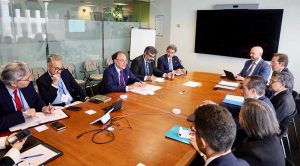Federal Minister for Finance and Revenue, Senator Muhammad Aurangzeb, held a meeting with Mr. Jorge Familiar Calderón, Vice President, World Bank Group, on the sidelines of the World Bank–IMF Spring Meetings 2026