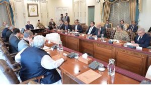 Prime Minister Muhammad Shehbaz Sharif chairs a meeting on implementation of austerity measures.