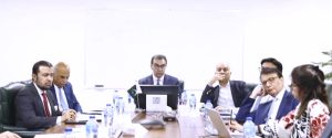 Adviser to the Prime Minister on Privatisation and Chairman Privatisation Commission, Muhammad Ali chairing the meeting of Privatisation Commission Board.