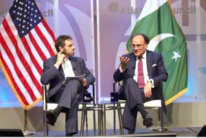 Federal Minister for Finance and Revenue, Senator Muhammad Aurangzeb, participated in a high-level discussion titled “Pakistan’s Path to Reform and Resilience” at the Atlantic Council, held during the IMF-World Bank Spring Meetings 2026.