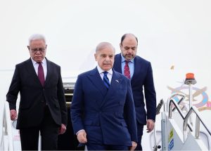Prime Minister Muhammad Shehbaz Shehbaz Sharif reaches Türkiye to attend 5th Antalya Diplomacy Forum. Governor Antalya Hulusi Sahin received Prime Minister and the Pakistani delegation at the airport.