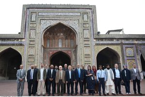 A nine-member delegation from the Constitutional Court of the Republic of Türkiye, led by its President Kadir Özkaya, visits the Walled City of Lahore Authority (WCLA) and toured several historic landmarks within the Walled City. The delegation included Justice Ridvan Güleç, Justice Recai Akyel, Secretary General Murat Azakli, Chief Rapporteur-Judge Abdullah Çelik, Rapporteur-Judges Gizem Ceren Demir Kosar, Özge Ulukaya, Sümeyye Kocaman, and Security Officer Ahmet Durmaz.