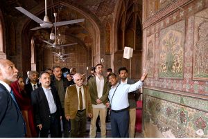A nine-member delegation from the Constitutional Court of the Republic of Türkiye, led by its President Kadir Özkaya, visits the Walled City of Lahore Authority (WCLA) and toured several historic landmarks within the Walled City. The delegation included Justice Ridvan Güleç, Justice Recai Akyel, Secretary General Murat Azakli, Chief Rapporteur-Judge Abdullah Çelik, Rapporteur-Judges Gizem Ceren Demir Kosar, Özge Ulukaya, Sümeyye Kocaman, and Security Officer Ahmet Durmaz.