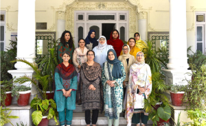 Certificate distribution ceremony for PREE master trainers, trainees held at FJWU