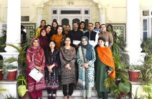 Certificate distribution ceremony for PREE master trainers, trainees held at FJWU