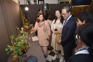 Japanese envoy inaugurates "Spring Reverie: Crafts of Pakistan” Sogetsu Ikebana exhibition