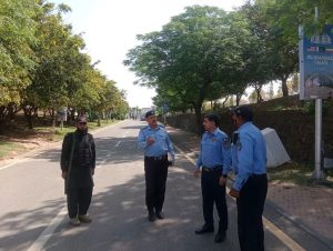 SP Iqbal Khan, SP Awan-e-Sadr review security, order high alert at duty points
