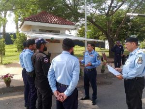 SP Iqbal Khan, SP Awan-e-Sadr review security, order high alert at duty points
