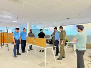 DIG Haroon reviews Safe City expansion work, directs improvements in material quality