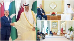 PM, leaders of Turkiye, Qatar discuss regional developments