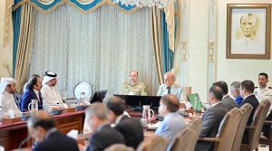 A delegation of Tameer Group Qatar led by its founder Muhammad Hussain Al Ali calls on Prime Minister Muhammad Shehbaz Sharif.
