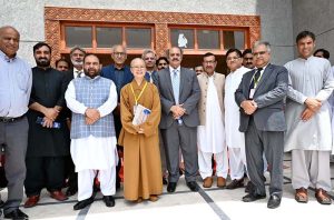 Federal Minister for National Heritage & Culture Aurangzeb Khan Khichi addressing the 3rd International Conference on the Buddhist Heritage of Pakistan.