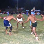People thronged at International Kabaddi Stadium Chak No.3-JB Ramdwali to view Kabaddi Match between Pakstan Green and Pakistan White after inauguration of the stadium by Adviser to Prime Minister (PM) on Political and Public Affairs Senator Rana Sanaullah Khan