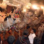 Livestock farmers are displaying their beautiful camels during 28th International Festival 2026 held at University of Agriculture Faisalabad (UAF) for their competition on late Saturday night