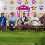 First Lady Bibi Aseefa Bhutto Zardari attended the final match of the series between Pakistan Women and Zimbabwe Women at the National Stadium
