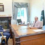 Federal Minister for Climate Change Dr. Musadik Masood Malik calls on Prime Minister Muhammad Shehbaz Sharif