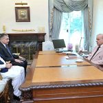 Federal Minister for Religious Affairs Sardar Muhammad Yousaf calls on Prime Minister Muhammad Shehbaz Sharif
