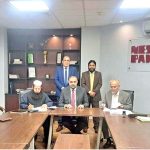 Agreement Signing Ceremony between the Ministry of Law and Justice and NESPAK for the designing and construction of residences for the Honorable Judges of the Federal Constitutional Court at F-5/2, Islamabad. A significant step towards strengthening judicial infrastructure and institutional development