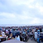 A large number of people throng at Seaview enjoying the second day of Eidul Azha festivities