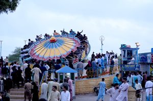 A large number of people throng at Seaview enjoying the second day of Eidul Azha festivities
