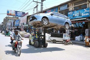 An open manhole on the main G.T. Road near Qila Bala Hisar poses a serious hazard and calls for immediate attention from the concerned authorities