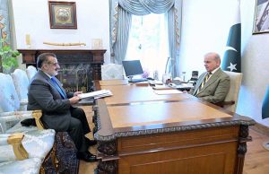 MD Bait-ul-Mal Captain (R) Shaheen Butt calls on Prime Minister Muhammad Shehbaz Sharif.