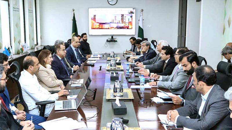Federal Minister for Petroleum Ali Pervaiz Malik chaired a high-level meeting with the CEOs/Managing Directors of oil refineries to review and accelerate the operationalization of Brownfield Upgradation Refinery Policy