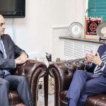 Federal Minister for Petroleum Ali Pervaiz Malik held a meeting with the Ambassador of the State of Qatar to Pakistan, H.E. Ali bin Mubarak Al-Khater
