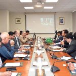 Federal Minister for Commerce Jam Kamal Khan chairs a consultative meeting with APBUMA delegation to discuss export promotion, SME facilitation, global branding, trade financing, and expansion of Pakistan's home-textiles footprint in international markets, reaffirming the government's commitment to export-led growth and stronger global market access