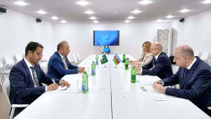 Federal Minister for Climate Change and Environmental Coordination, Dr. Musadik Malik, held a meeting with the Minister of Energy of Azerbaijan, Parviz Shahbazov.