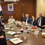 Federal Secretary Ministry of Climate Change & Environmental Coordination, Aisha Humera Moriani chairs a high-level meeting with Turkish delegation. Both sides agreed to deepen cooperation on climate resilience, flood management and water security as a part of joint climate action