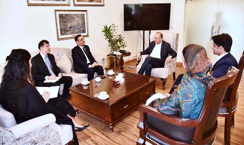His Excellency Yusuf Sharifzoda, Ambassador of Tajikistan to Pakistan called on the Federal Minister for Climate Change and Environmental Coordination, Dr. Musadik Malik