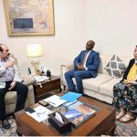Chairman Prime Minister's Youth programme along with Muhammad Yahya, representative UN Secretary General and the UN Task Force team
